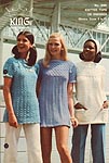KNIT King Patterns No. 2080: Knitted Tops or Dresses