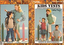 LA Kids Vests to KNIT Using Worsted Weight Yarn