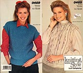 Knitting With Style from Simplicity #0469: Vests to Knit