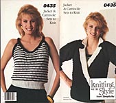 Knitting With Style from Simplicity #0435: Jacket & Camisole Sets to Knit