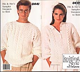 Knitting With Style from Simplicity #0441: His & Her's Sampler Sweaters to Knit