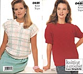 Knitting & Crochet from Simplicity #0491: Knit Tops
