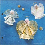 Aleene's Big Book of Crafts Christmas Fun Card 3: Paper Lace Angels