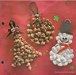 Aleene's Big Book of Crafts Christmas Fun Card 5: Pinecone Ornaments