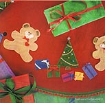 Aleene's Big Book of Crafts Christmas Fun Card 10: "Beary" Easy Tree Skirt