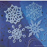 Aleene's Big Book of Crafts Christmas Fun Card 18: Glittery Snowflakes