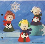 Aleene's Big Book of Crafts Christmas Fun Card 19: Cozy Carolers