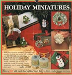 Coats & Clark Leaflet L.C. 1142: Holiday Miniatures