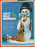 Coats & Clark Leaflet L.C. 1147: Jolly Holly Snowman