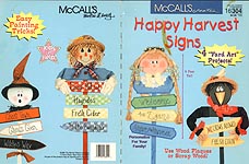 McCall's Creates: Happy Harvest Signs