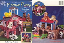 Plastic Canvas Playtime Places for Bean Bag Toys: Schoolhouse and Noahs Ark