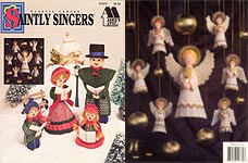 Plastic Canvas Saintly Singers carolers and angels.