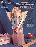 Plastic Canvas Patience angel from the Needlecraft Shop Heavenly Messenger series.