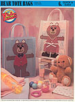 Annie's International Plastic Canvas Club: Bear Tote Bags