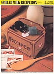Annie's International Plastic Canvas Club: Spilled Milk Recipe Box