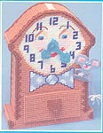 Mary Maxim Plastic Canvas Musical Clock Bank