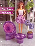 Annie's Fashion Doll Plastic Canvas Club: Sun Room Furniture