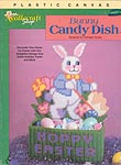 TNS Plastic Canvas Bunny Candy Dish