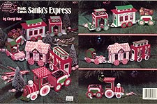 ASN Plastic Canvas Santa's Express