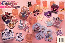 Annie's Attic Plastic Canvas Coaster Collage