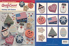 Quick Count Plastic Canvas Holiday Gift Boxes