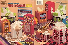 ASN Plastic Canvas Fun 'n Games Tissue Box Covers