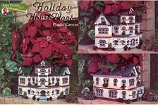 Annie Potter Presents Plastic Canvas Holiday House Planter