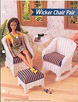 Annie's Fashion Doll Plastic Canvas Club: Wicker Chair Pair