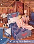Annie's Fashion Doll Plastic Canvas Club: Country Attic Bedroom