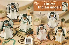 Annie's Attic Plastic Canvas Littlest Indian Angels air freshener covers