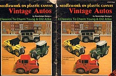 Plaid Ent. Needlework on Plastic Canvas: Vintage Autos