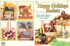 HWB Plastic Canvas Happy Holidays Baskets
