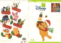 LA Disney Home Plastic Canvas Christmas With Pooh