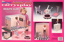 TNC Plastic Canvas Fashion Doll Carry & Play: Health Club