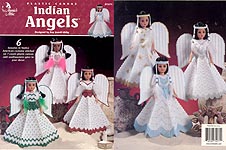Annie's Attic Plastic Canvas Indian Angels for 15 inch craft dolls