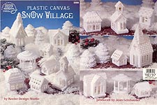 ASN Plastic Canvas Snow Village