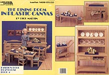 LA Fashion Doll Playhouse Book 4: The Dining Room in Plastic Canvas