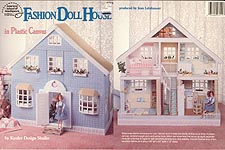ASN Fashion Doll House in Plastic Canvas