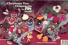 ASN Christmas Tree Ornaments in Plastic Canvas