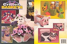 Annie's Attic Plastic Canvas Critter Baskets