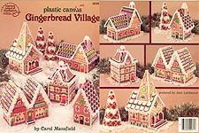 ASN Plastic Canvas Gingerbread Village