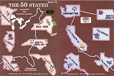 Kappie Originals The 50 States Magnets for Plastic Canvas