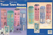 TNS Plastic Canvas Tissue Town Houses