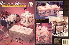 Annie's Attic Victorian Bouquet Tissue Boxes