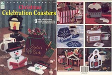 HWB Plastic Canvas Christmas Celebration Coasters