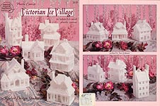 ASN Plastic Canvas Victorian Ice Village