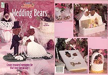 HWB Easy Holiday Centerpieces: Plastic Canvas Wedding Bears