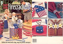 HWB Easy Holiday Centerpieces: Plastic Canvas Fourth of July Firecrackers