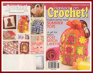Cover of Hooked on Crochet issue containing Post Stitch Baby Layette