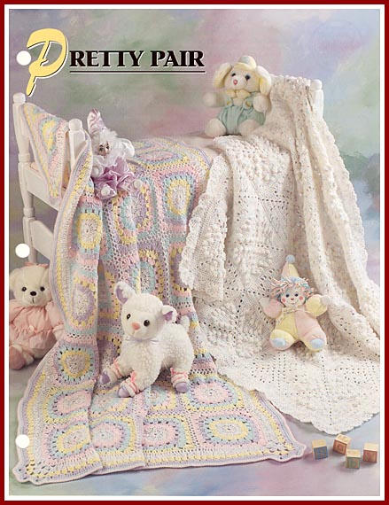 My Confetti Hearts Baby Afghan was published as one of the Pretty Pair leaflet.